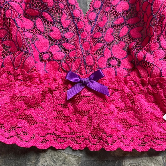 Hanky Panky Perp Leila Crossover Bralette - Picture 3 of 10